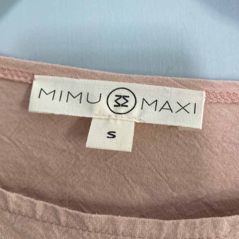 Mimu Cascade Top Size Small In Blush - image 2